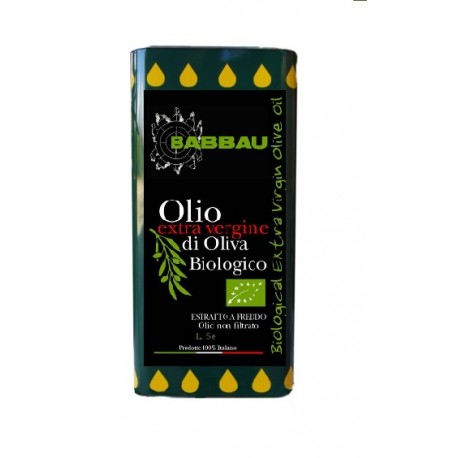 5 Lt Tin Extra Virgin Olive Oil Babbau